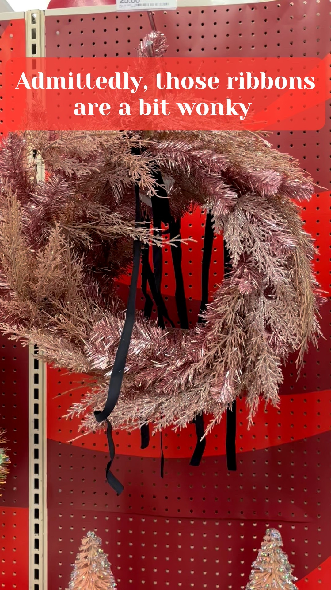 Target has a great selection of stylish wreaths that are super affordable. $25.  Those ribbons though… 🥴

#LTKHome #LTKHoliday #LTKSeasonal