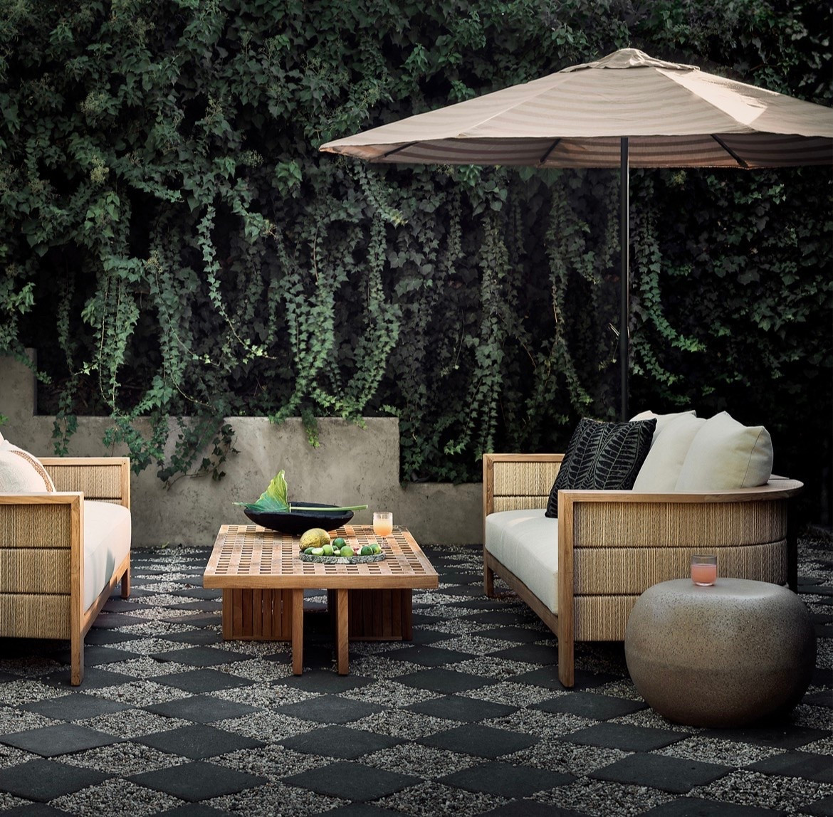 Bali 51" Natural Teak Chaise Daybed with Nova Glow Sunbrella ® Cushions

#LTKdayinmylife #LTKMidsize #LTKTall