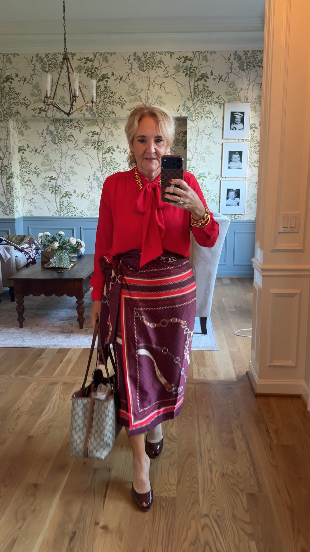 Blouse med petite 
Skirt 8 petite. 

Work outfit Sunday style

#LTKSaleAlert #LTKOver40