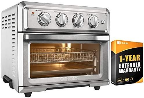 Cuisinart TOA-60 Convection Toaster Oven Air Fryer with Light, Silver w/ 1 Year Extended Warranty | Amazon (US)