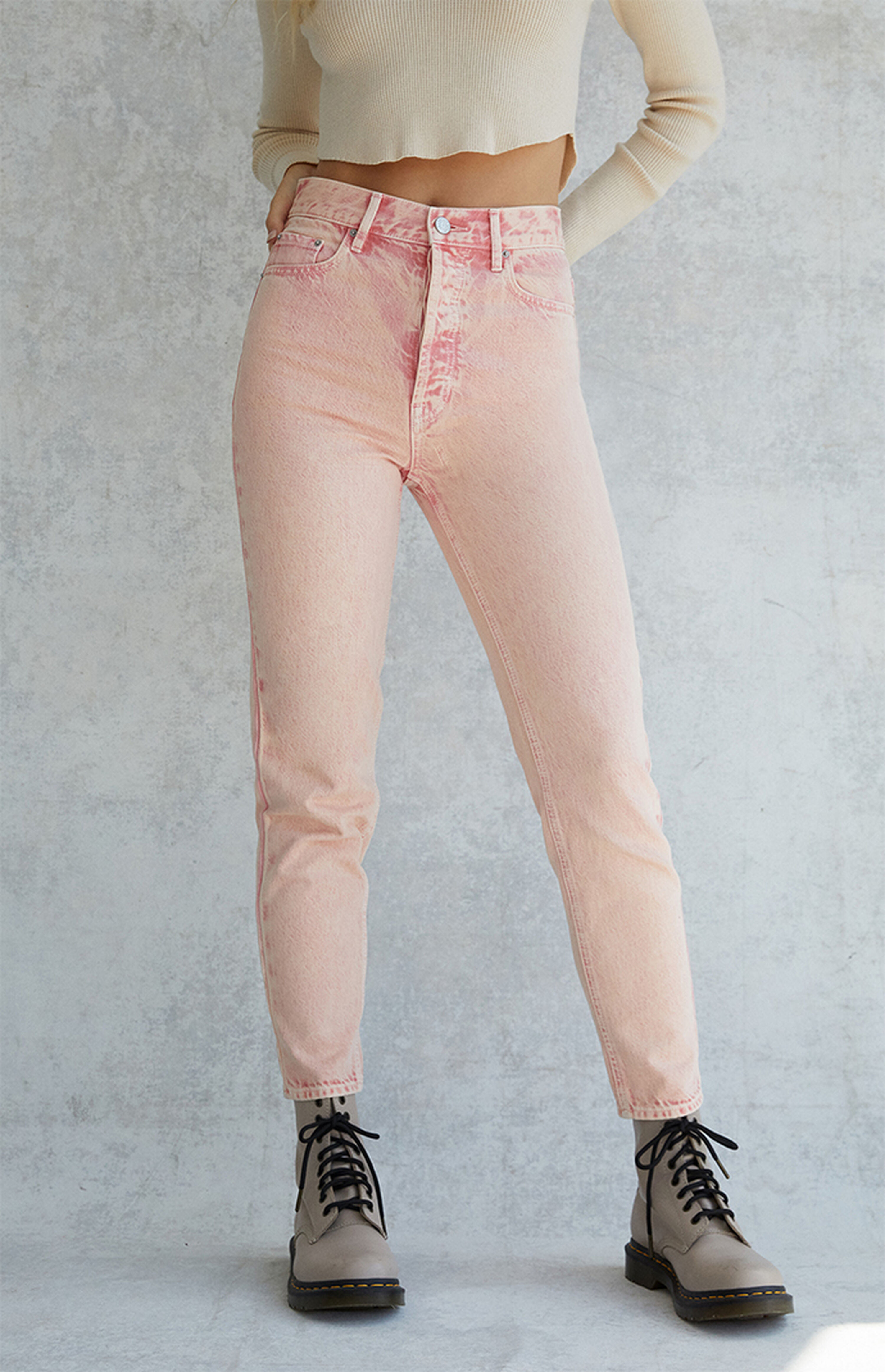 PacSun Eco Peach Acid Wash Ultra High Waisted Slim Fit Jeans | PacSun | PacSun
