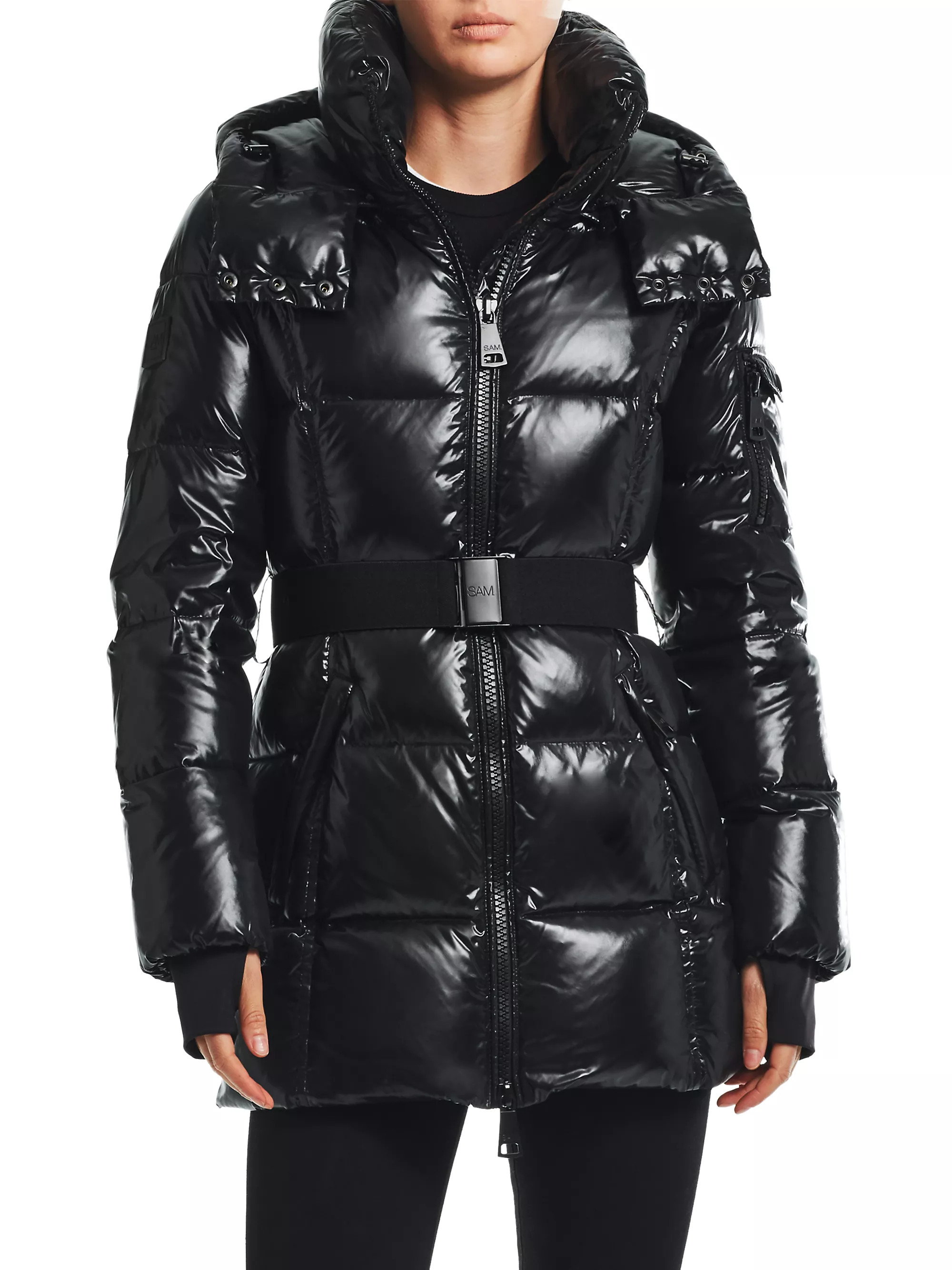 Soho Belted Down Mid-Length Puffer Jacket | Saks Fifth Avenue