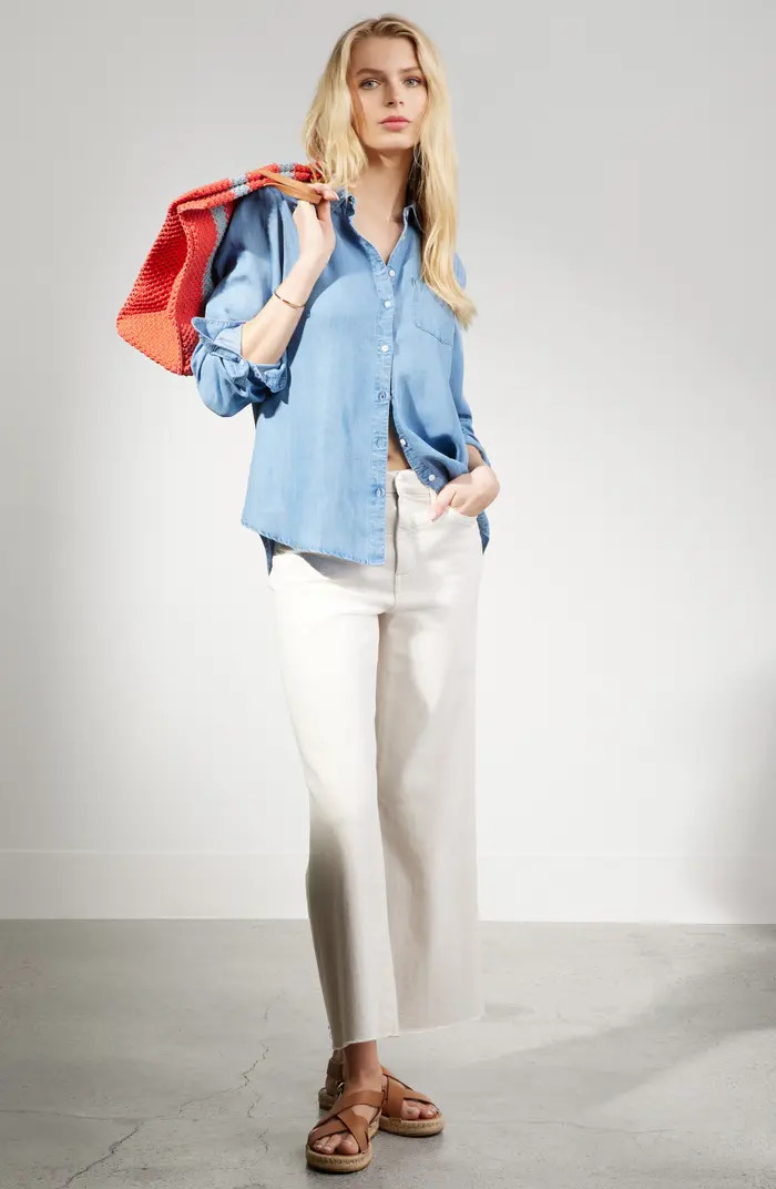 Chambray Button-Up Shirt | Nordstrom