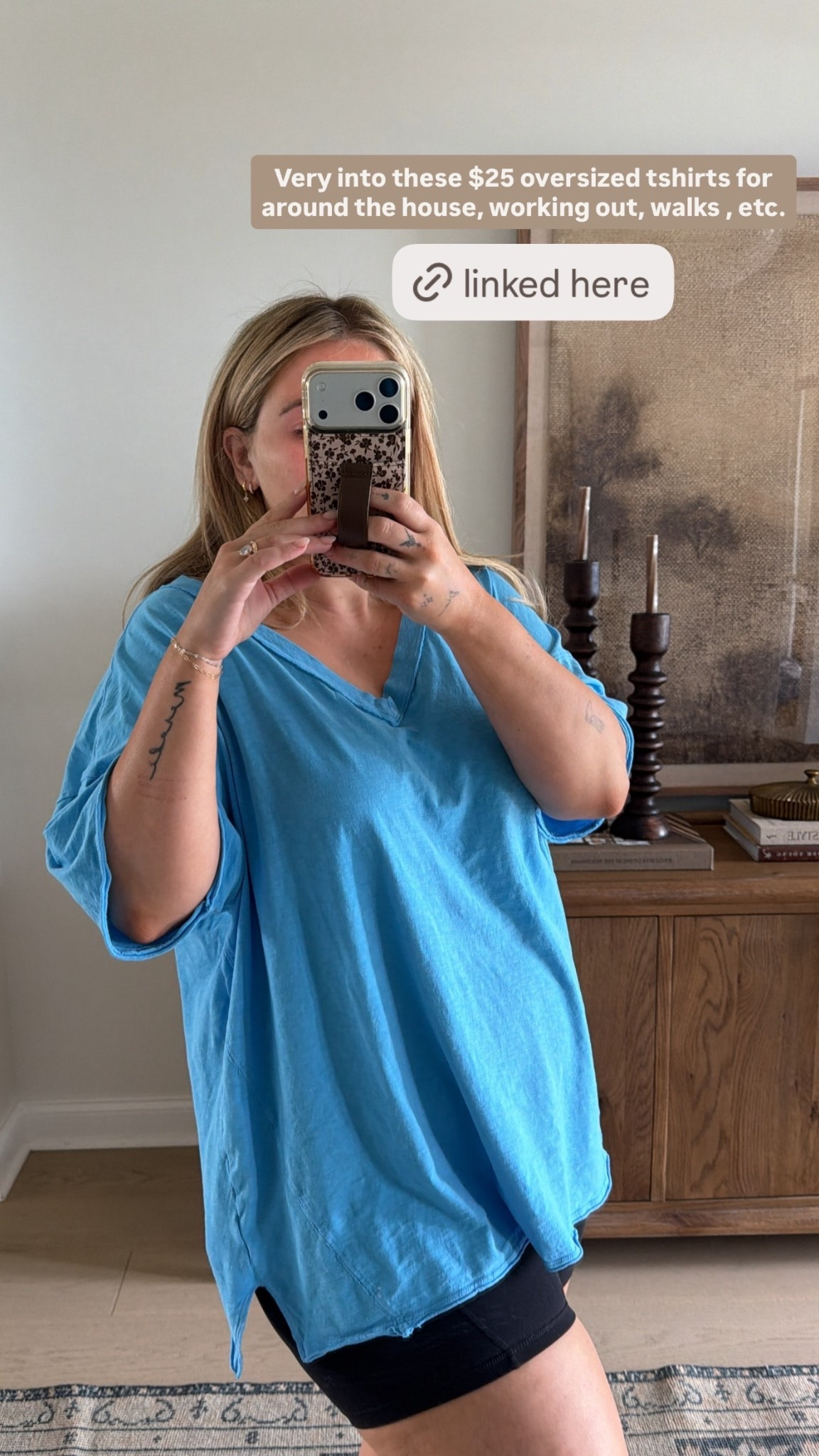Very into these $25 oversized tshirts for around the house, working out, walks , etc. I got an XL

#LTKootd #LTKMidsize