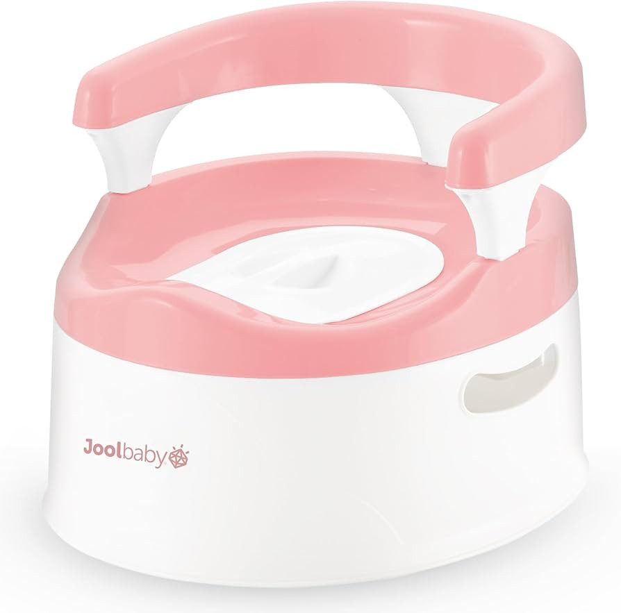 Jool Baby Potty Chair for Toddler Toilet Training - Splash Guard & Back Support (Pink) | Amazon (US)