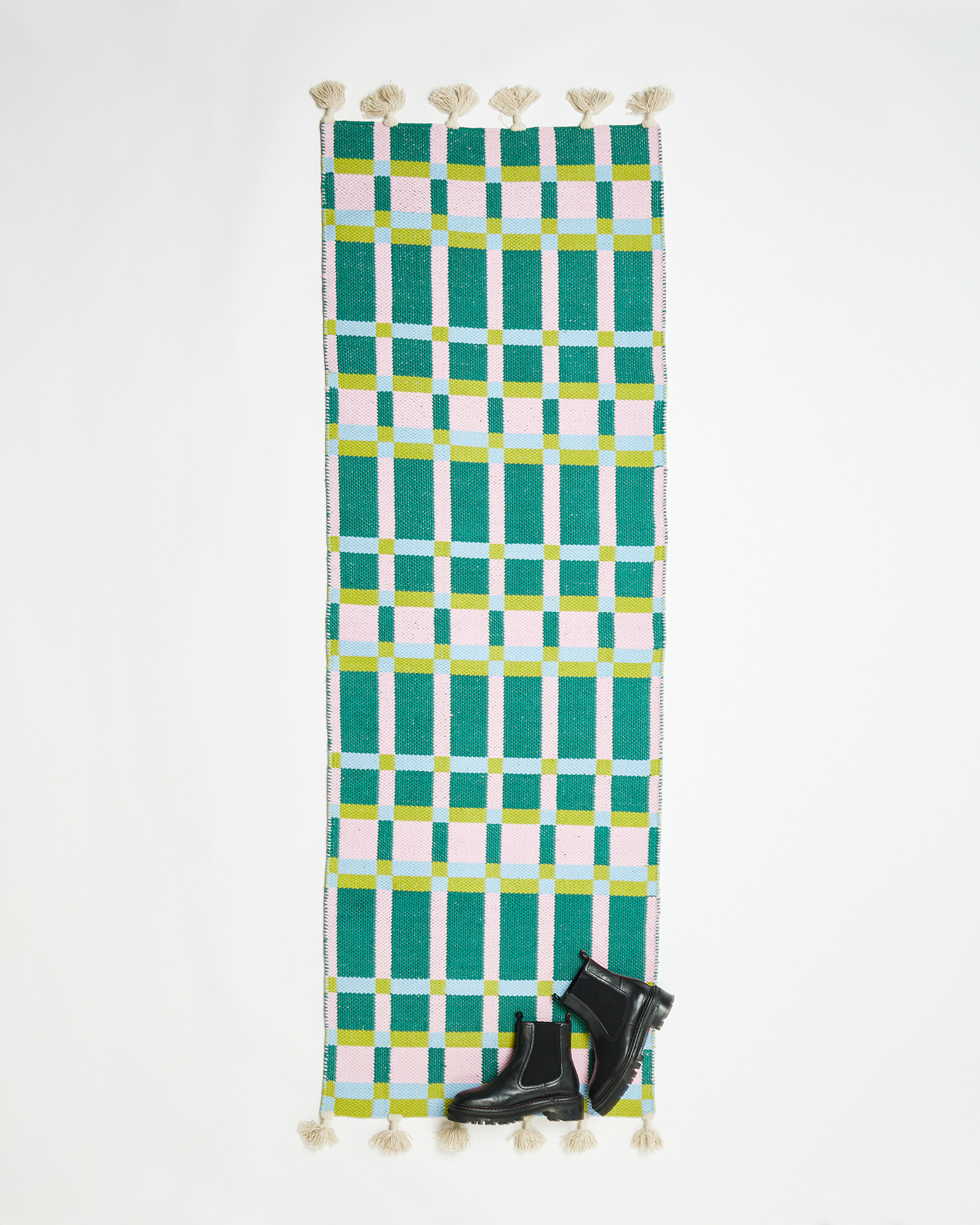 Inez Cotton Woven Runner Rug | Oliver Bonas | Oliver Bonas (Global)