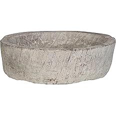 Creative Co-Op Vintage Reproduction Stone Home Design, Distressed Grey Decorative Bowl, Natural | Amazon (US)