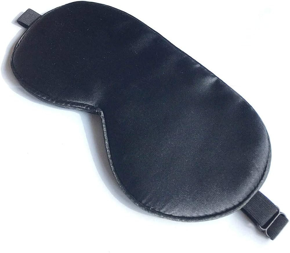 Sleep Mask, Silk Eye Mask for Sleeping with Adjustable Strap, Satin Blackout Sleeping Eye Mask fo... | Amazon (US)