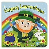 Happy Leprechaun Finger Puppet Plush St. Patrick's Day Board Book Ages 0-4 (Finger Puppet Board B... | Amazon (US)