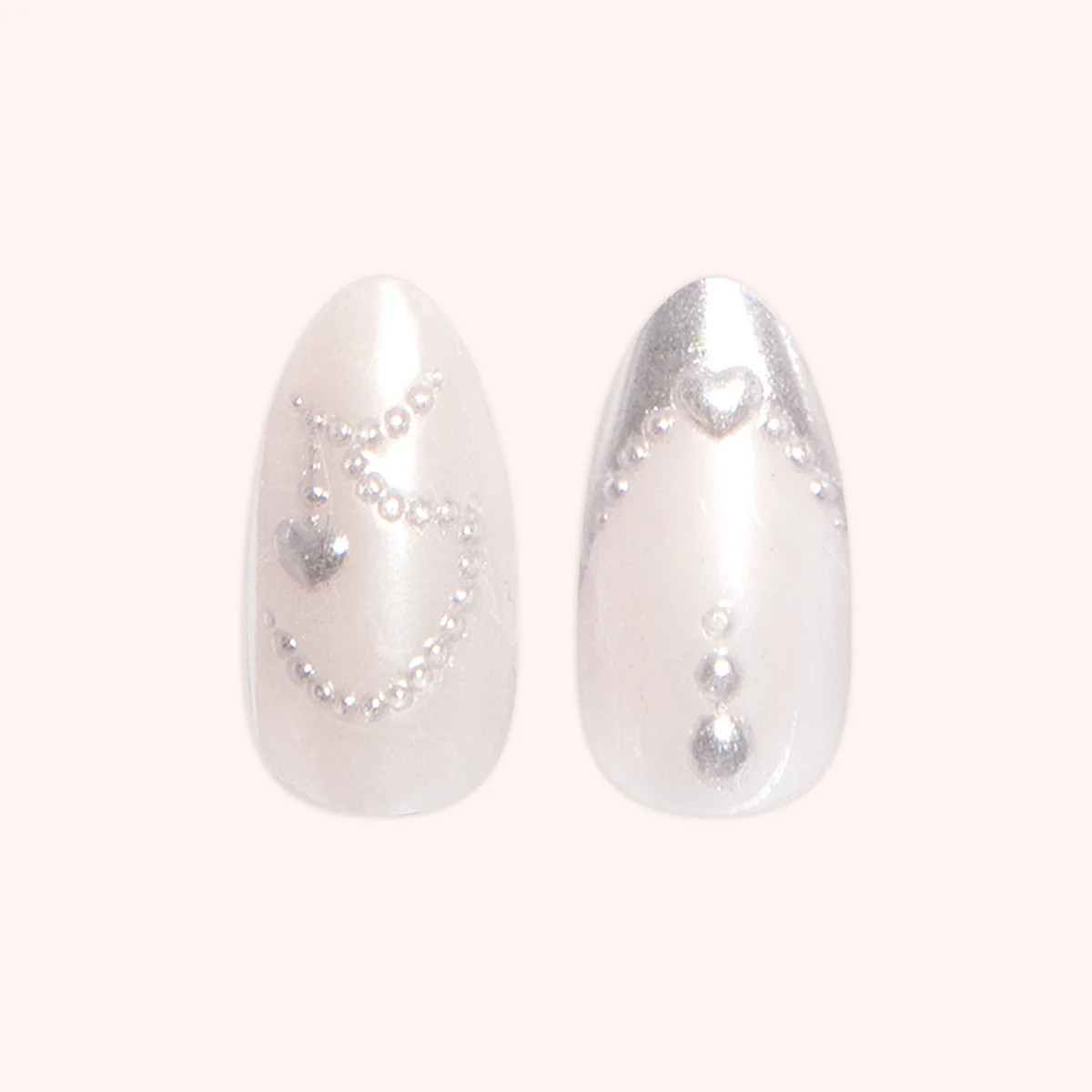 Pretty in Pearls French - Press On | Medium | Almond | Olive & June