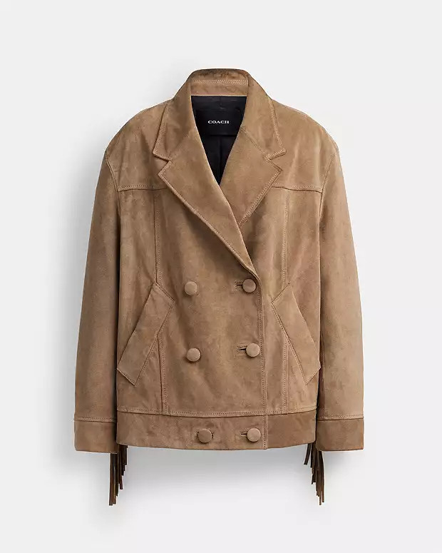 Suede Fringe Jacket | Coach Outlet US