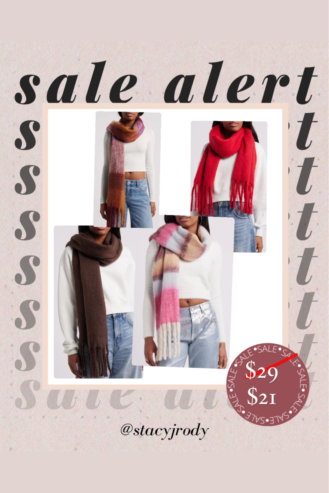 Fringe blanket scarf 
Gift idea 
Tons of color options 

#LTKSaleAlert #LTKGiftGuide #LTKStyleTip
