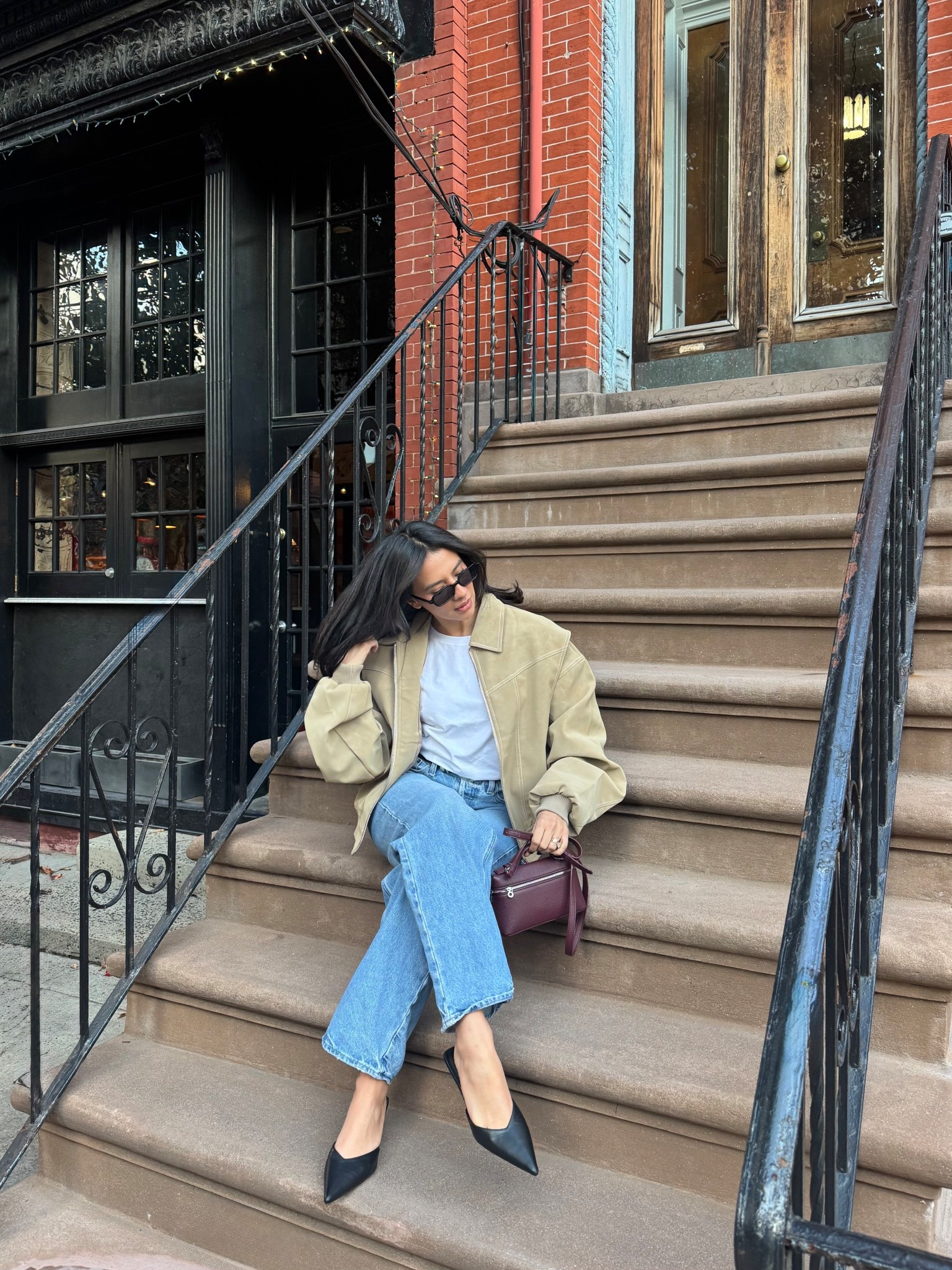 The perfect model off duty look with everyday basics! 

#LTKStyleTip #LTKgrwm #LTKShoeCrush