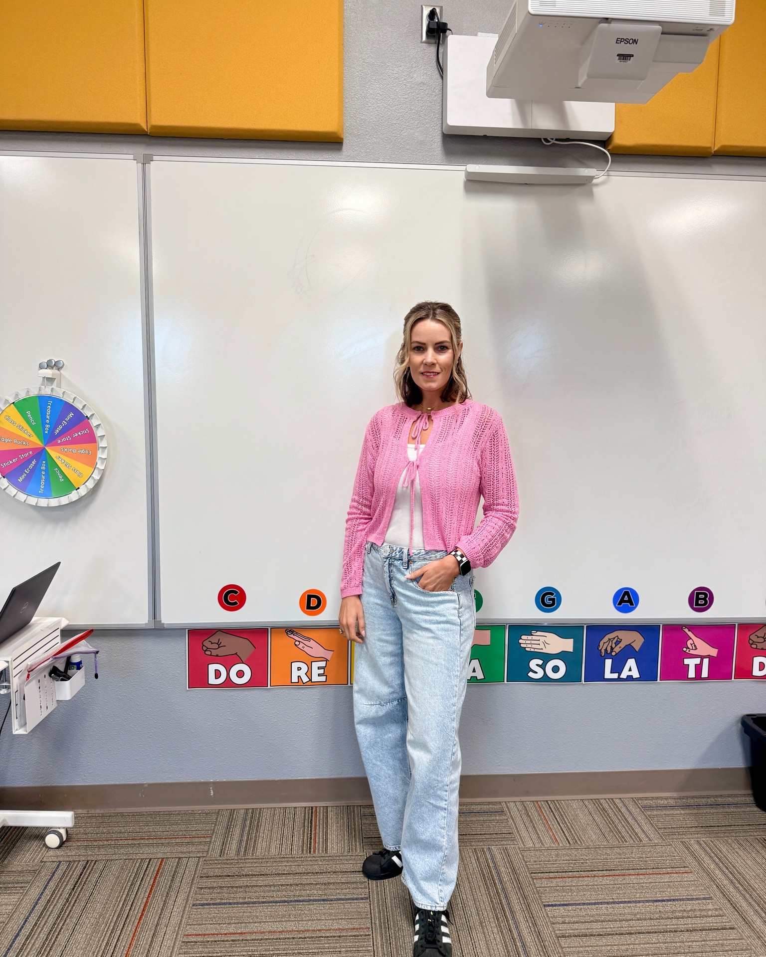 simple + comfy but still cute 🎀

the pink tie cardigan and barrel jeans might be one of my favorite combos lately ✨

#LTKootd #LTKOver40