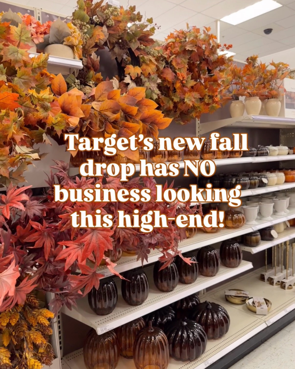 Follow along + Comment AUTUMN 🍂 to shop!! Target dropped their fall collection and it did not disappoint, so many pieces are giving that designer vibe without the price tag! 🏷️ 

Think woven pumpkins, amber glass pumpkins, ceramic pumpkins, fall candles, cozy throw blankets, new pumpkin pillows, doormats + so much more. If you’re going for that warm, cozy, designer inspired fall look without the designer price tag, you need to see these Target fall finds! 🍁

#LTKSeasonal #LTKHome