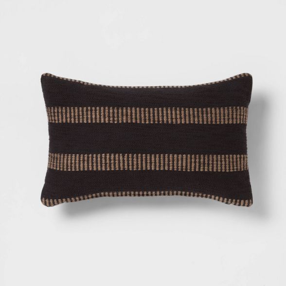Woven Linework Lumbar Throw Pillow - Threshold™️ | Target