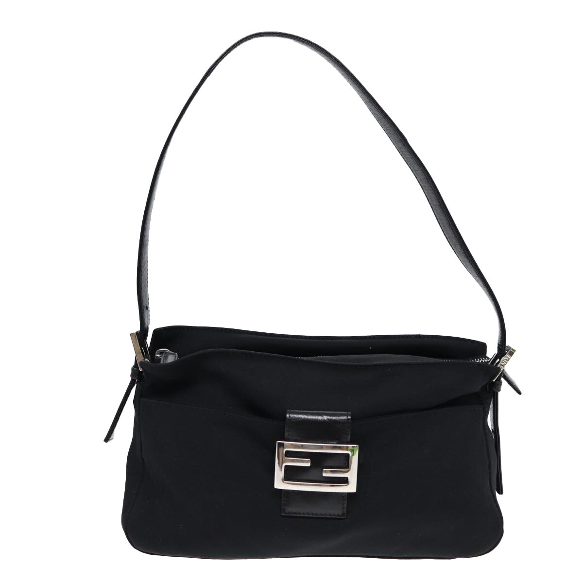 FENDI Mamma Baguette Shoulder Bag Nylon Black Auth ep5075  | eBay | eBay US