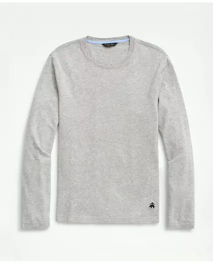Supima® Cotton Long-Sleeve Logo T-Shirt | Brooks Brothers