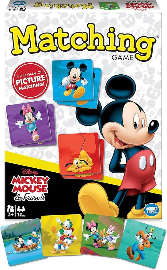 Mickey Mouse Matching Game by Wonder Forge for Kids Age 3-5 | Amazon (US)