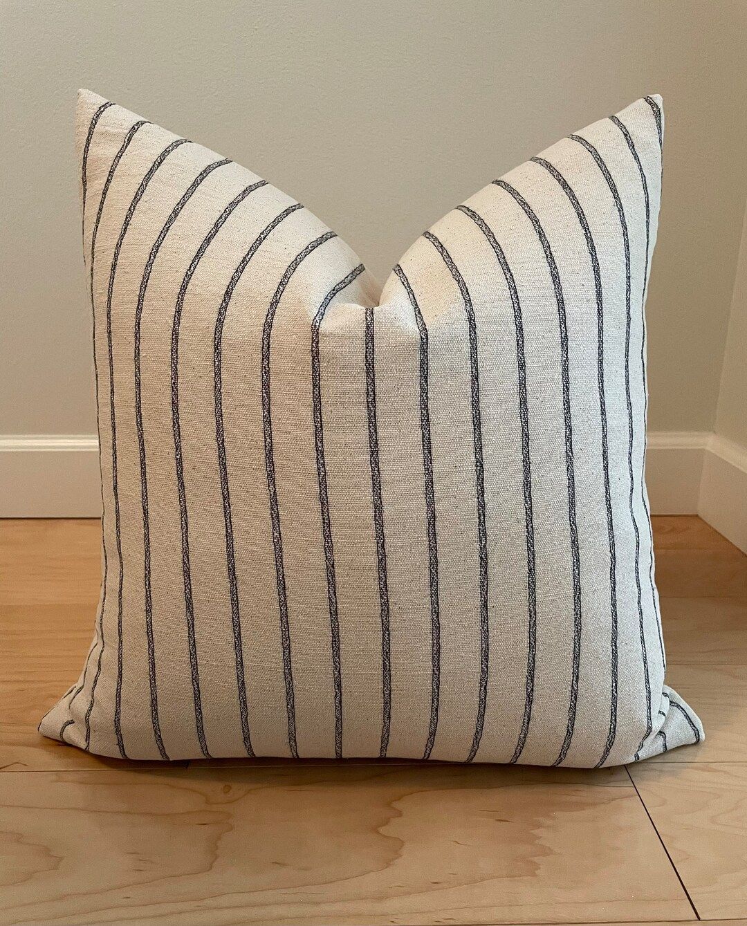 Striped pillow cover | black striped | Throw pillow | decorative pillow | accent pillow | farmhou... | Etsy (US)