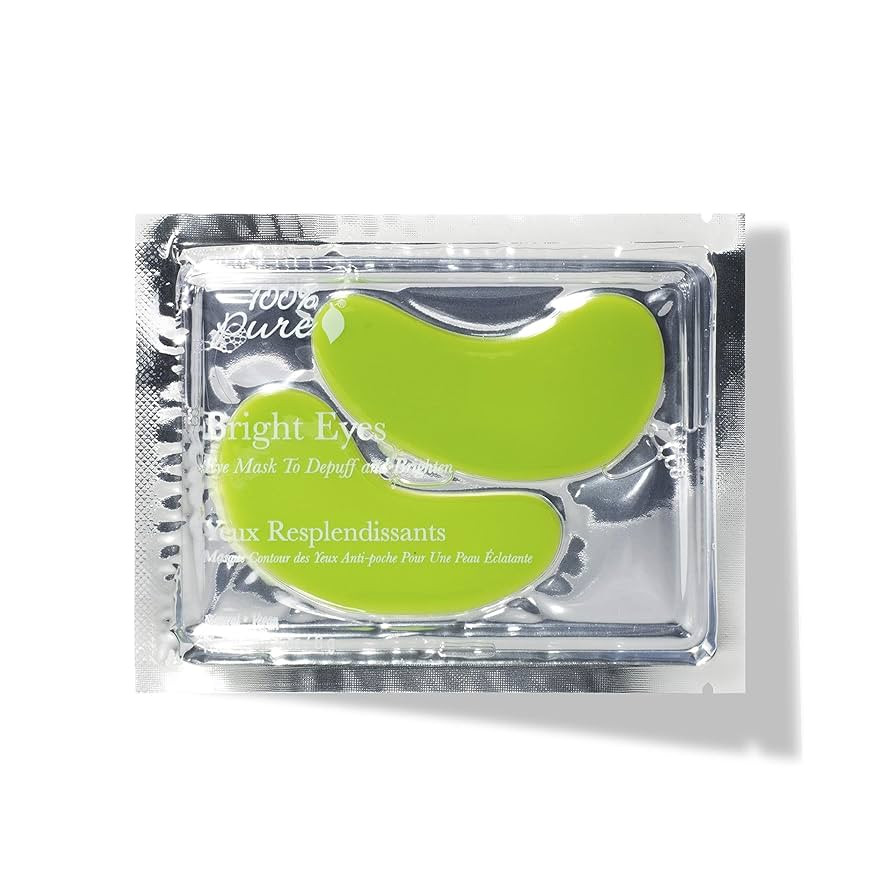 100% PURE Bright Eyes Masks Under Eye Skincare Wrinkle Smoothing Replenishment Diminish Dark Circ... | Amazon (US)