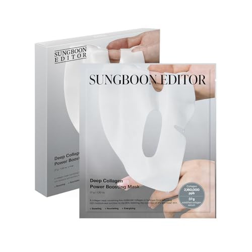 SUNGBOON EDITOR Deep Collagen Overnight mask 37gx4ea | Original Hydrating Collagen Face Mask | Re... | Amazon (US)