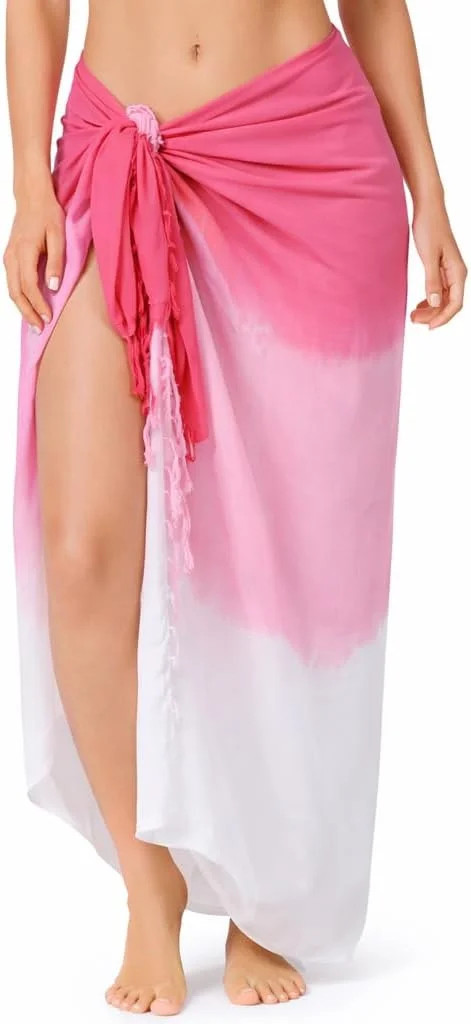 INGEAR Sarong Bathing Suit Cover Up for Women – Long Pareo Beach Wraps, Swimsuit Coverup Skirt,... | Walmart (US)