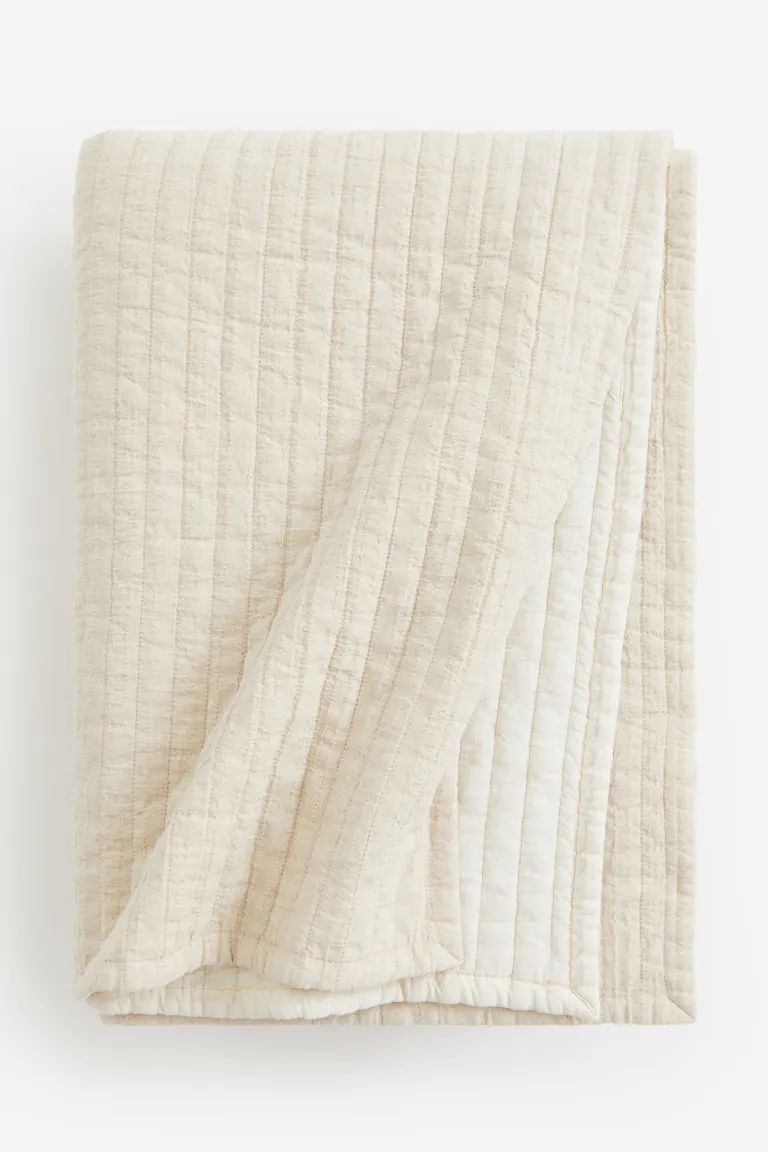 Linen-blend Bedspread | H&M (US + CA)