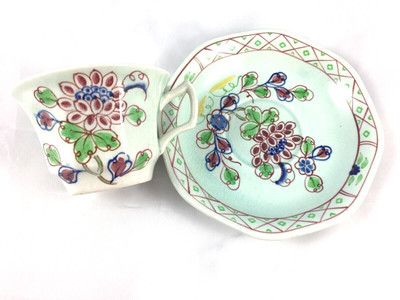 Very Early Adams Caylx Ware OLD BOW Cup & Saucer RARE OLD Black Mark c. 1896+   | eBay | eBay US