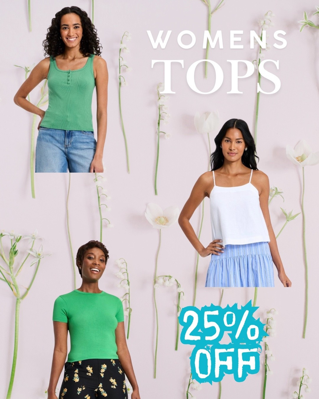with #Targets sale, women’s tops are 25% off for a limited time! Stock up on tees, tanks & blouses!


#LTKSaleAlert #LTKootd #LTKSpringSale
