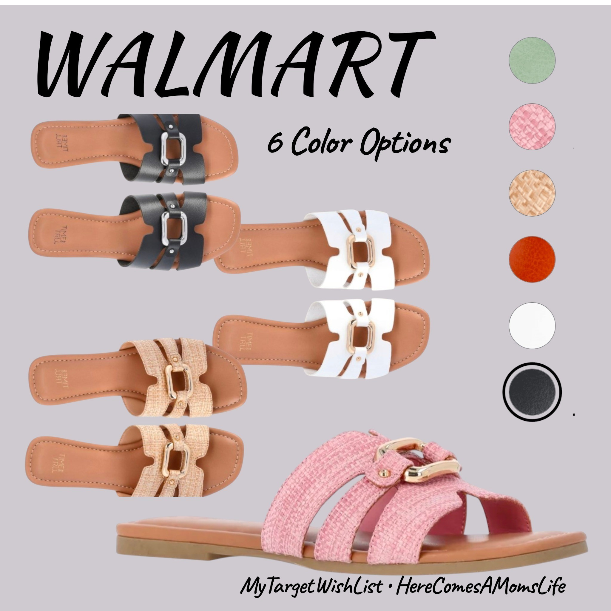 These easy slip-on sandals from Walmart are my new go-to. So comfy and under budget. Perfect for everyday errands or spring & summer days. 

#LTKootd #LTKSaleAlert #LTKSeasonal
