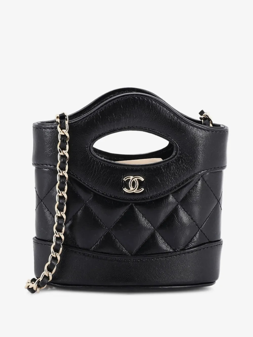 31 Shopping Bag Clutch with Chain Quilted Calfskin Nano crossbody bag | Farfetch Global