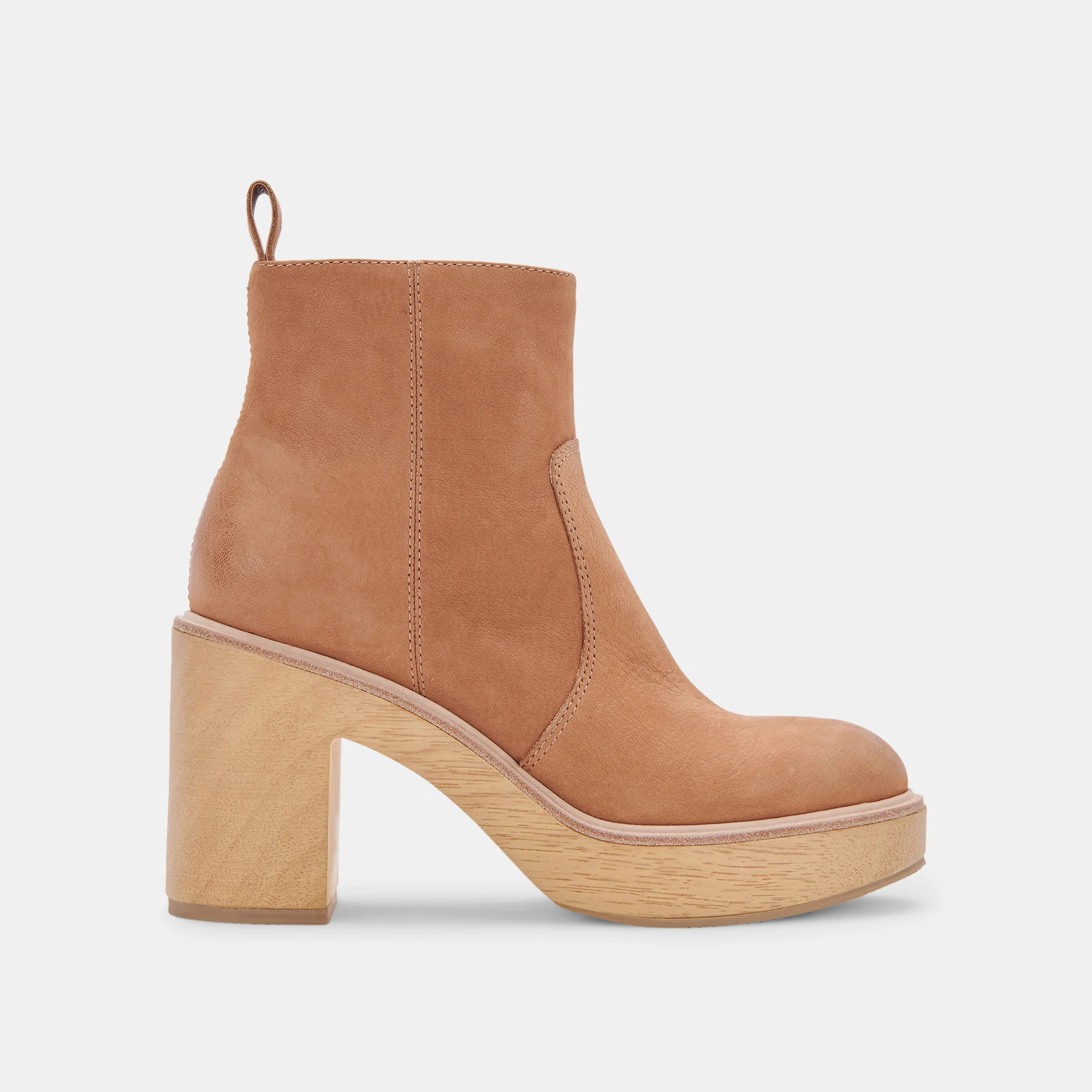 CECILE BOOTS PRALINE NUBUCK | DolceVita.com