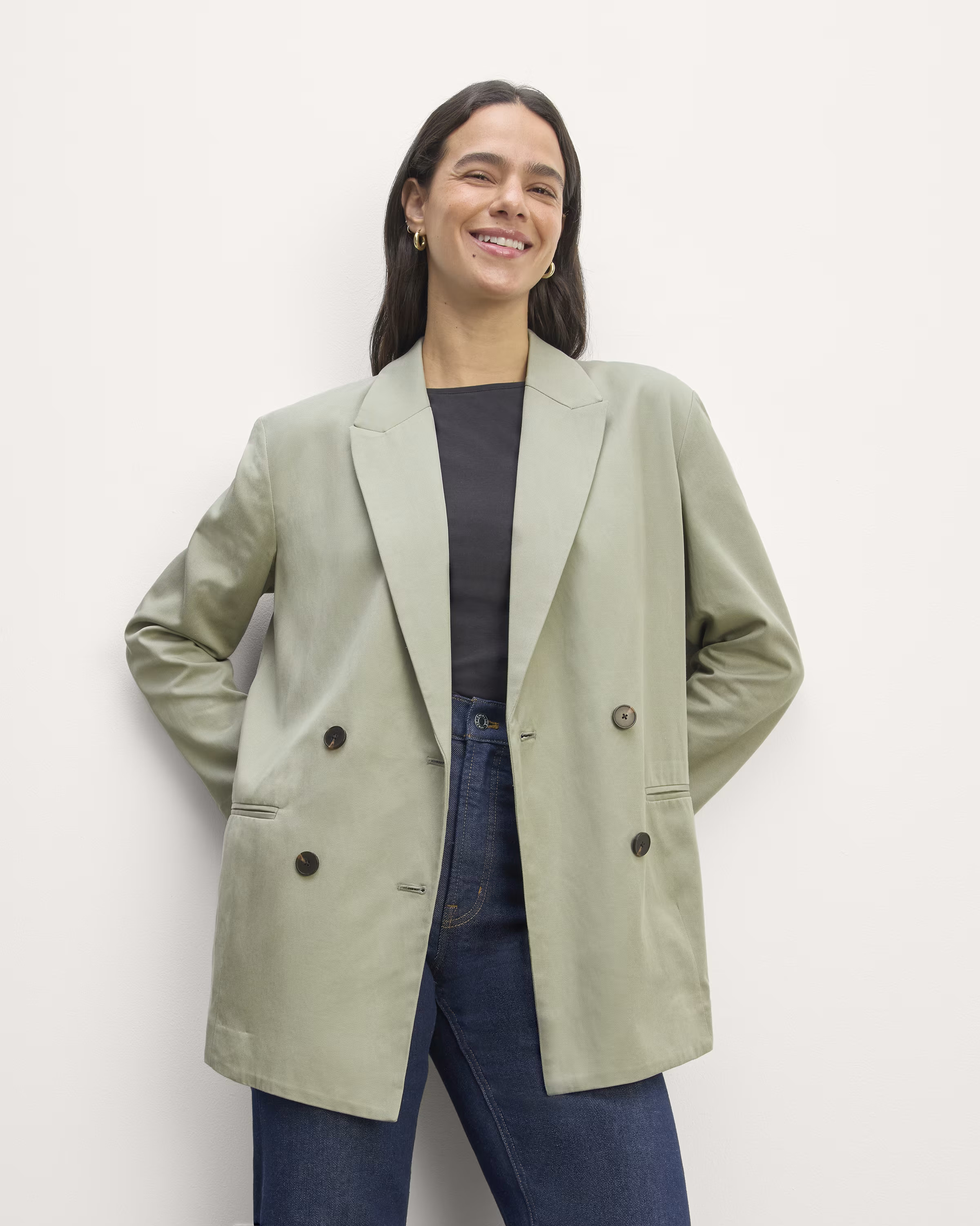 The Double-Breasted Blazer in Buttersmooth | Everlane