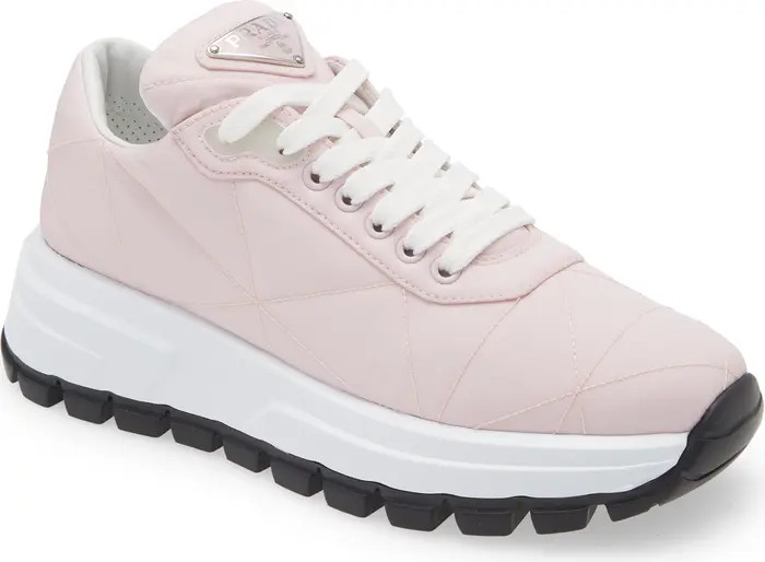 Prada Logo Low Top Sneaker | Nordstrom | Nordstrom