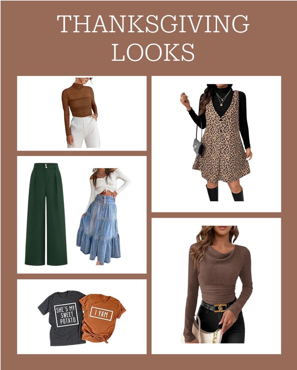 A good Thanksgiving outfit should survive the feast and the nap — and these all pass the test.

Linked cozy, comfy, and chic options for everyone this season.

 

 #LTKHoliday #LTKootd #LTKMidsize