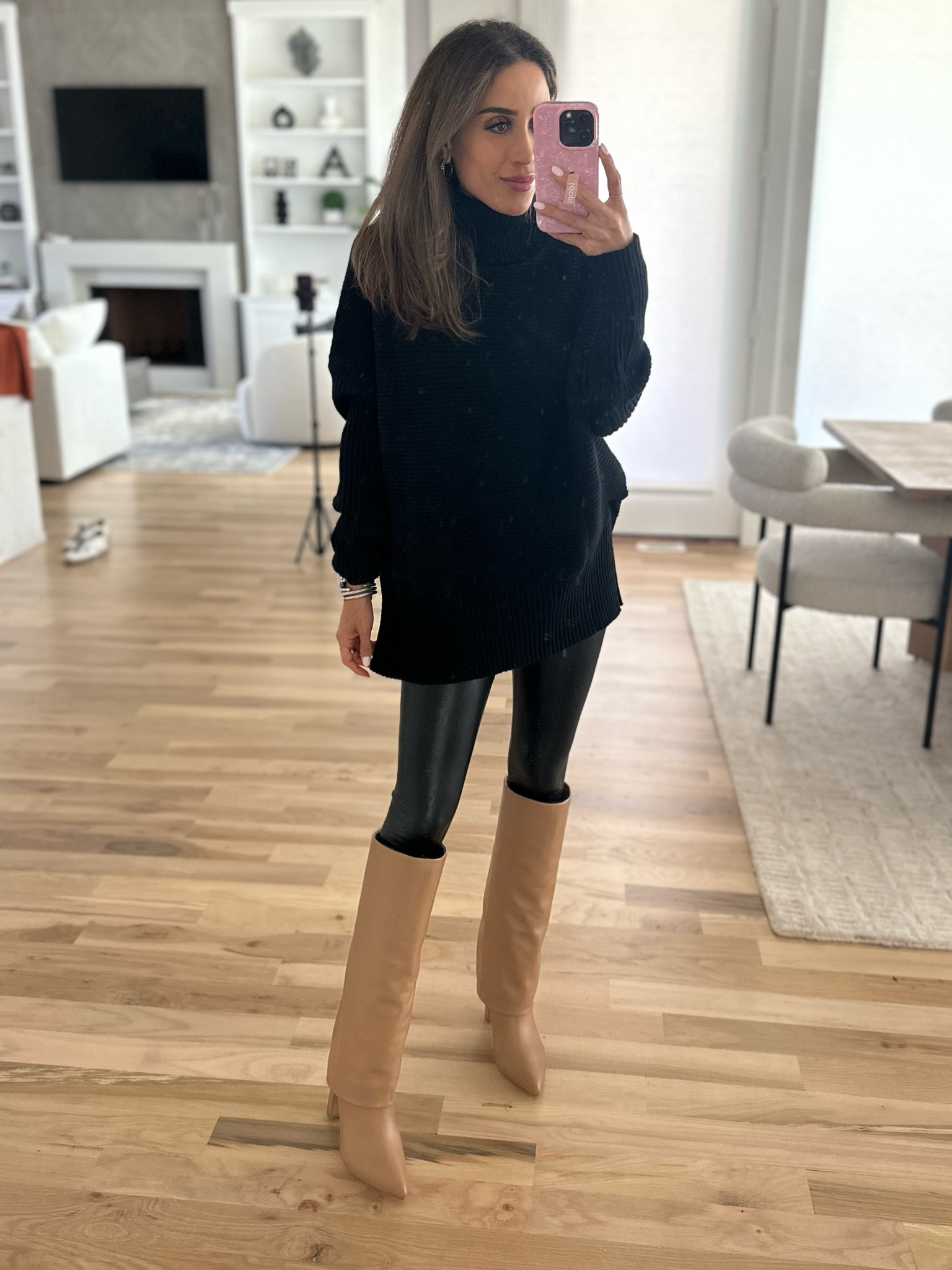 Fall outfit idea tunic sweater fall outfit idea 

#LTKSeasonal #LTKFindsUnder100 #LTKFindsUnder50