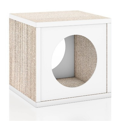 Way Basics Eco Cube Cat Scratcher - S/M - White | Target
