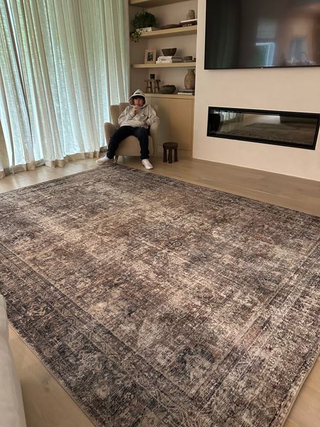 New rug for my family room #rug #jennikayne #livingroom, decor, organic modern, vintage interior 

#LTKstyletip #LTKhome #LTKMostLoved