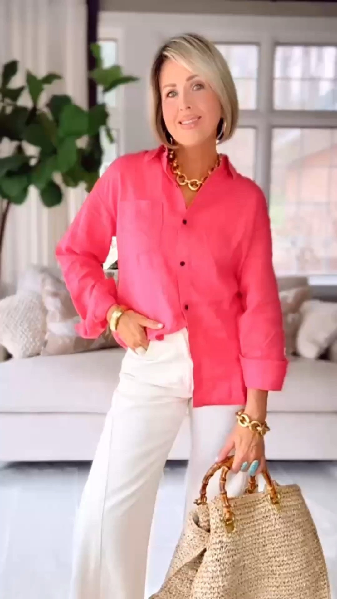 Just snagged my favorite Athleta linen top in this gorgeous pink. Be sure to get this one while 20% off 

#LTKgrwm #LTKSaleAlert #LTKOver40