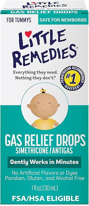 Little Remedies Newborn Gas Relief Drops, Relieves Discomfort From Gas, Baby Medicine with No Art... | Amazon (US)