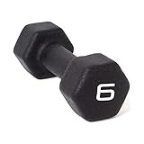 CAP Barbell Black Neoprene Coated Dumbbell Weights | Single | Amazon (US)
