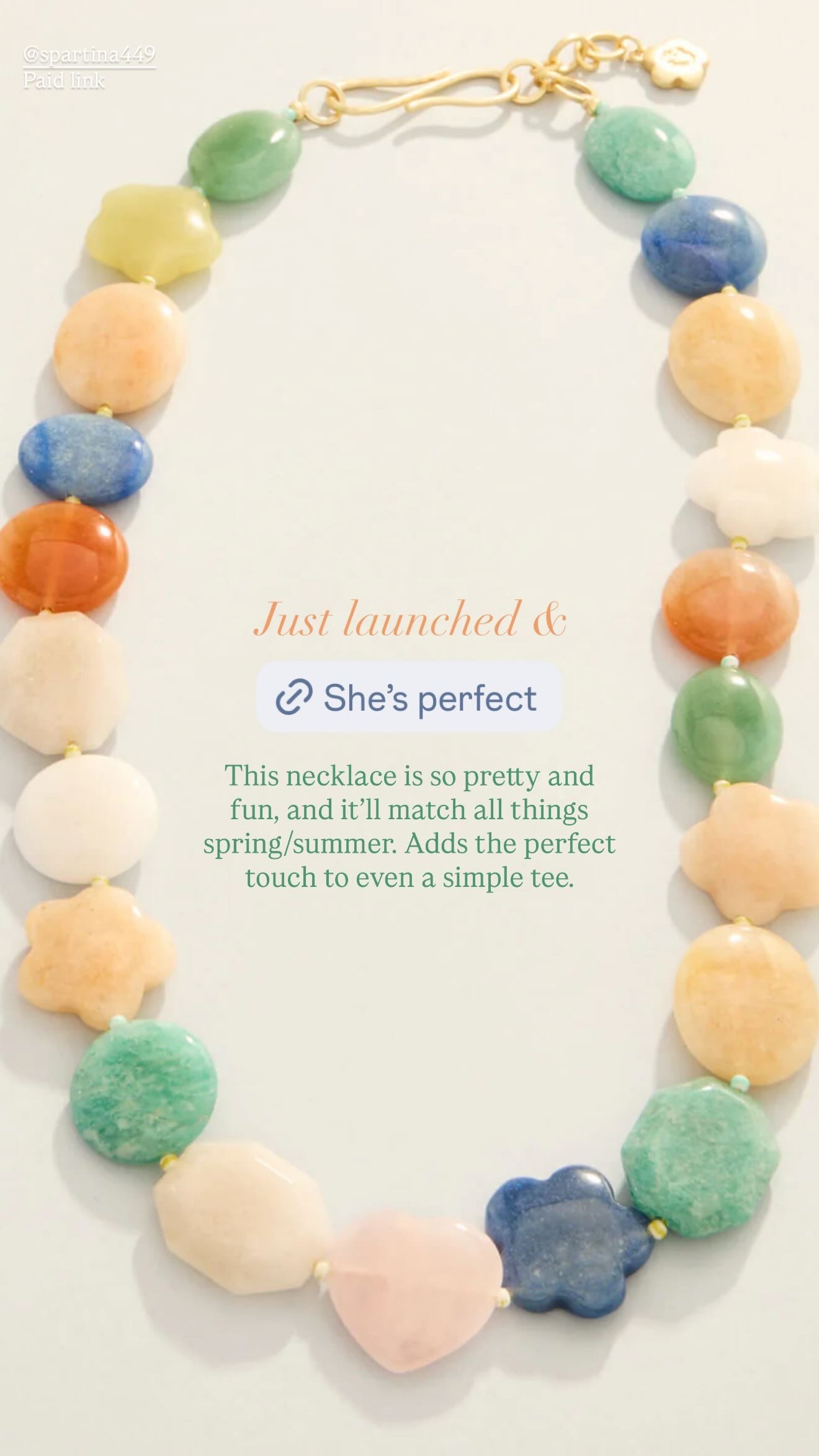 This colorful necklace just launched and it's so fun for spring and summer! 

Accessories, necklace, spring necklace, chunky necklace, beaded necklace, colorful style, spring style, summer style, jewelry 

 #LTKgrwm #LTKSeasonal