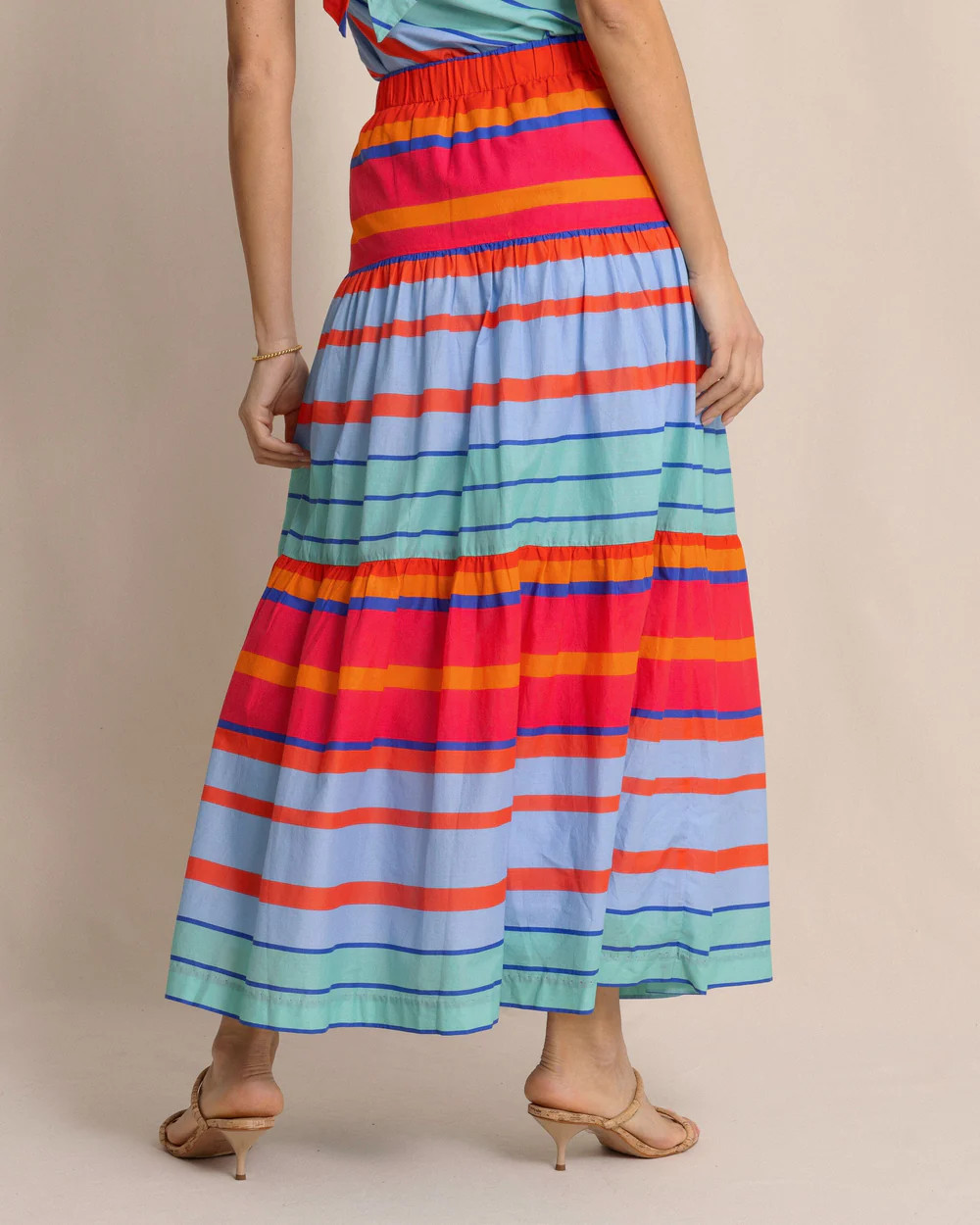 Juliet Calypso Cay Stripe Maxi Skirt | Southern Tide