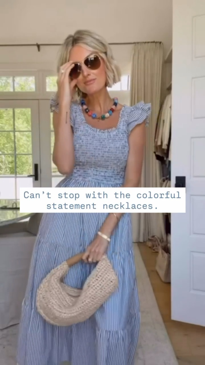 This colorful statement necklace is such a fun accessory for spring & summer! So many ways to style!

Loverly Grey, statement necklace, beaded necklace, colorful necklace, spring fashion, spring outfit ideas 

#LTKootd #LTKSeasonal