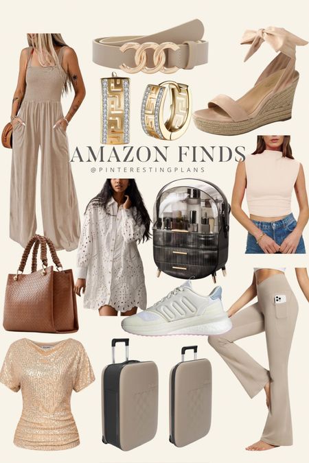 Amazon Finds 🙌🏻🙌🏻

Earrings, purse, suitcases, yoga pants, espadrilles, sneakers, shirt dress 

#LTKitbag #LTKstyletip #LTKbeauty