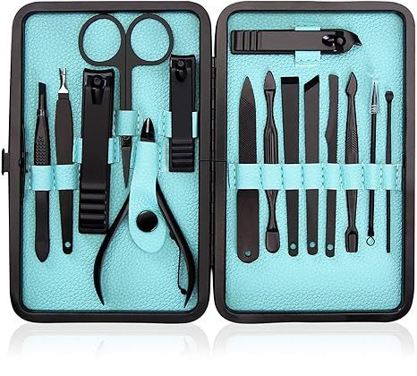 Utopia Care Manicure Kit Nail Clippers for Men and Women, 15 Piece Professional Stainless Steel M... | Amazon (US)