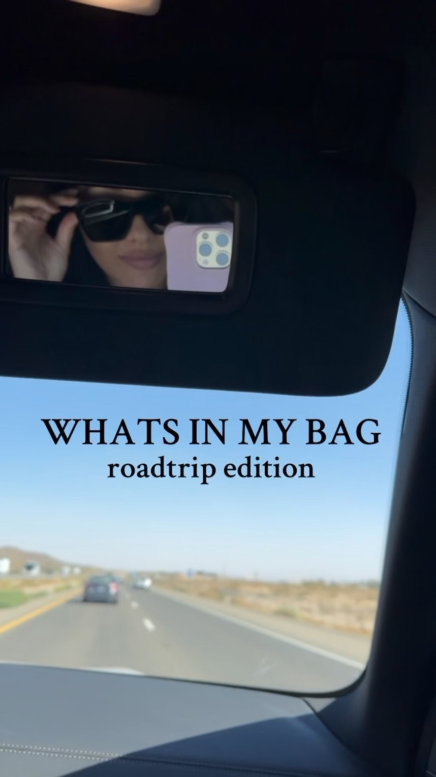 What’s in my overpacked roadtrip bag 👀 💼 🚗 

#LTKItBag #LTKTravel