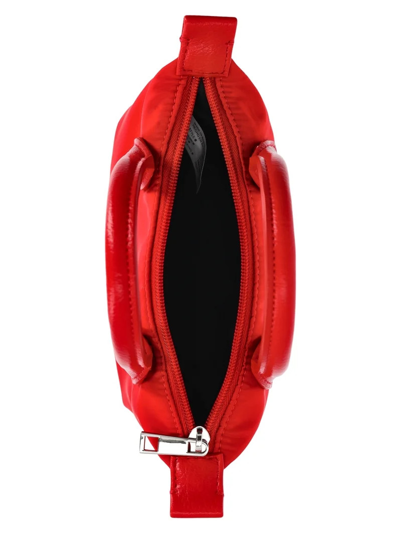 No Boundaries Women's Mini Tote Crossbody Bag, Red | Walmart (US)