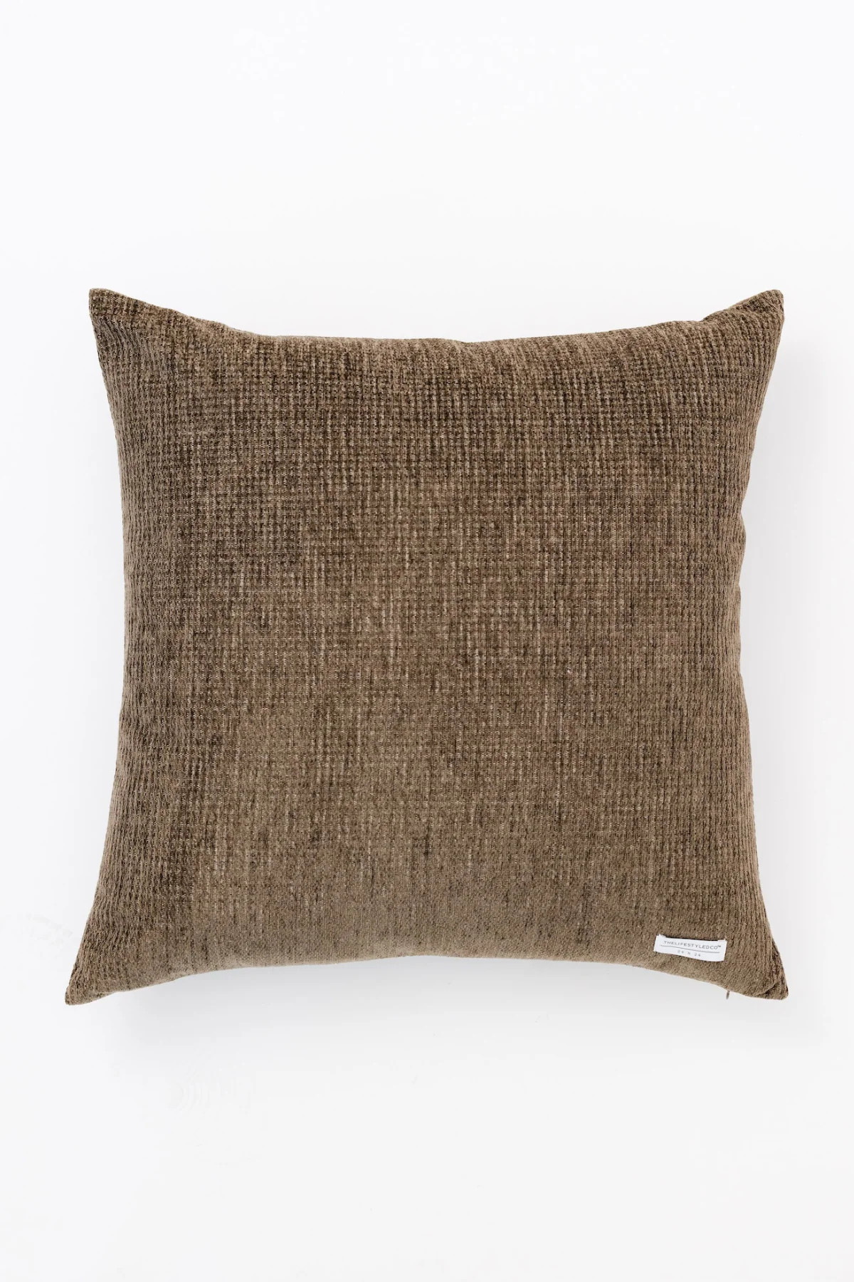Tobias Chenille Houndstooth Pillow - Olive - 2 Sizes - THELIFESTYLEDCO Shop | THELIFESTYLEDCO